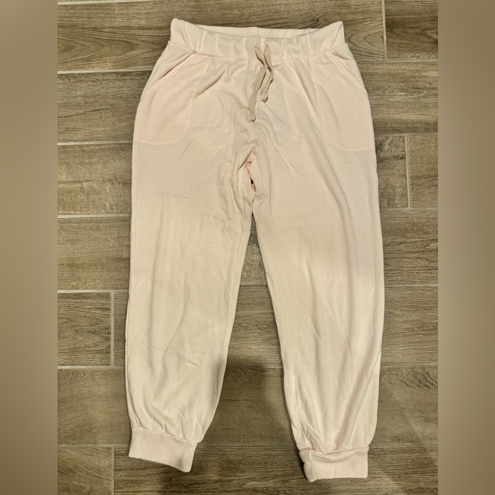 Niyama Sol cozy jogger pants light pink size Large. NWT